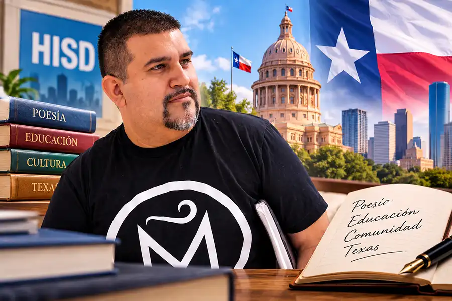 Educador de HISD nombrado Poeta Laureado de Texas